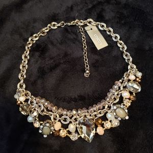 Beaded Bib-Style Necklace